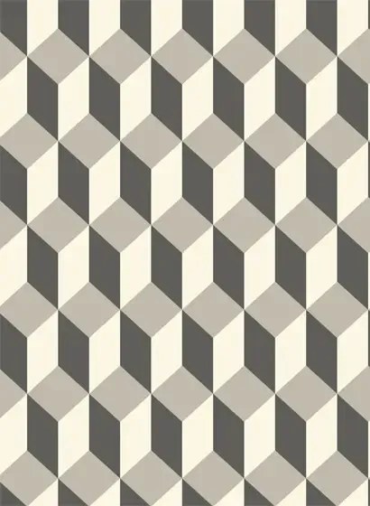 Cole & Son Carta da parati Delano - Grey/ Black
