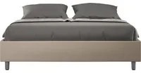 Letto Matrimoniale Sommier 160x210 cm con Rete Azelia Tortora