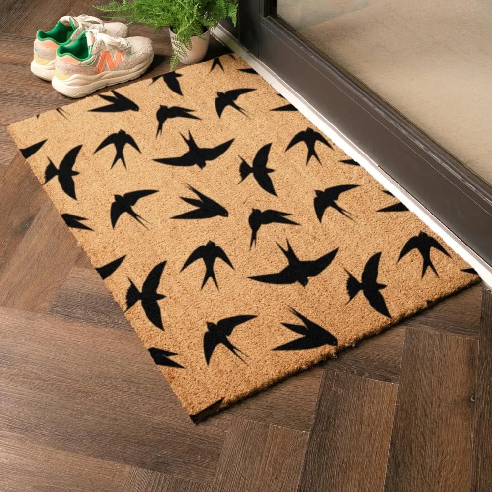 Zerbino in fibre di cocco 40x60 cm Swallows – Artsy Doormats