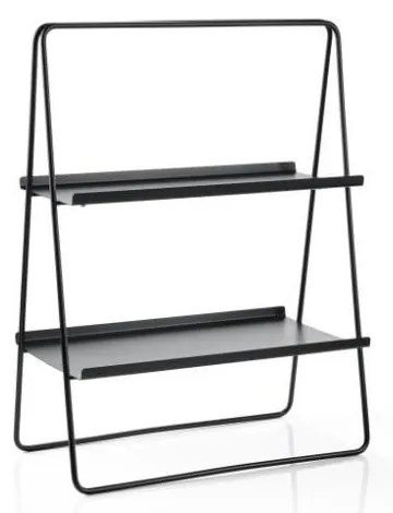 Scaffale in metallo nero 53x75 cm A-Table - Zone