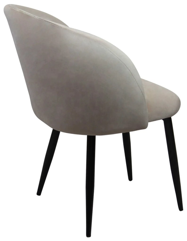 ALADIN - poltrona imbottita per sala da pranzo in velluto