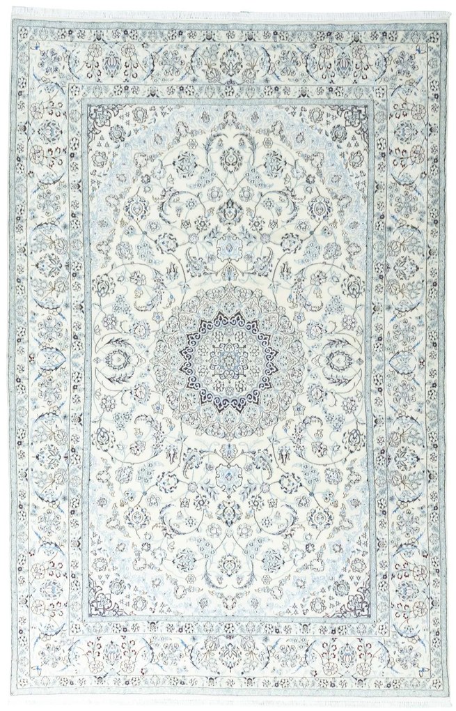Nain Tappeto persiano 200 x 310 Beige (Iran) Annodato A Mano
