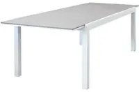 Tavolo da giardino allungabile 180 240x73x100 cm - bianco