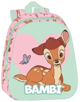 Zaino Scuola Clásicos Disney Verde Rosa 27 x 33 x 10 cm