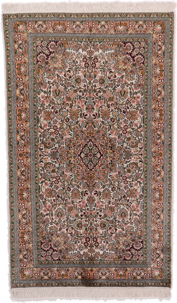 Cashmere Silk Tappeto orientale 90x150 (Indian) Annodato A Mano