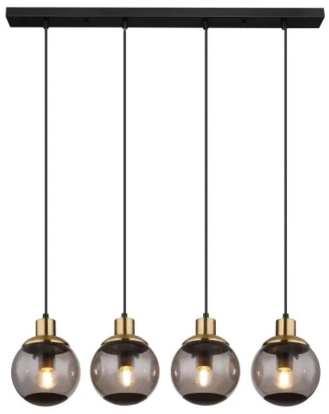 Globo 15860-4H - Lampadario a sospensione con filo POTTER 4xE27/25W/230V