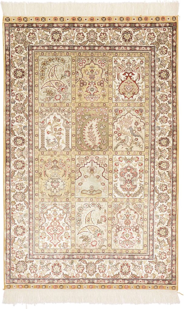 Hereke Tappeto 120 x 80 (Cina) Annodato A Mano