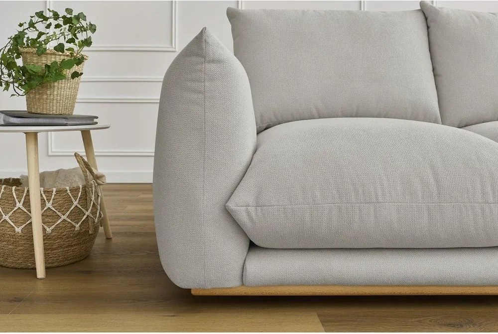 Divano in grigio chiaro 193 cm Ernest – Bobochic Paris