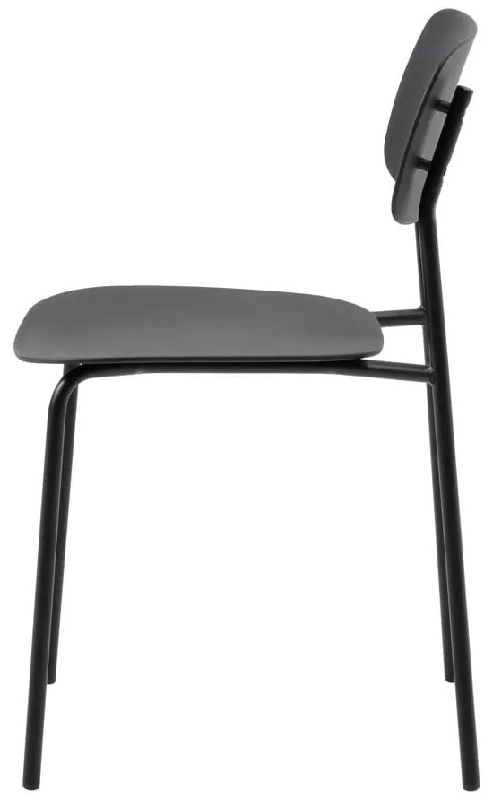 Sedie da pranzo in set nere 2 pz Kirkland – Unique Furniture