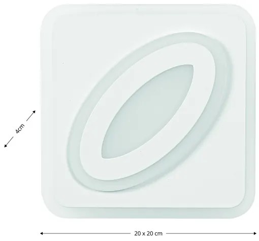 Brilagi - Lampada da parete LED MODERN MINI 32W 230V 3000/4000/6000K
