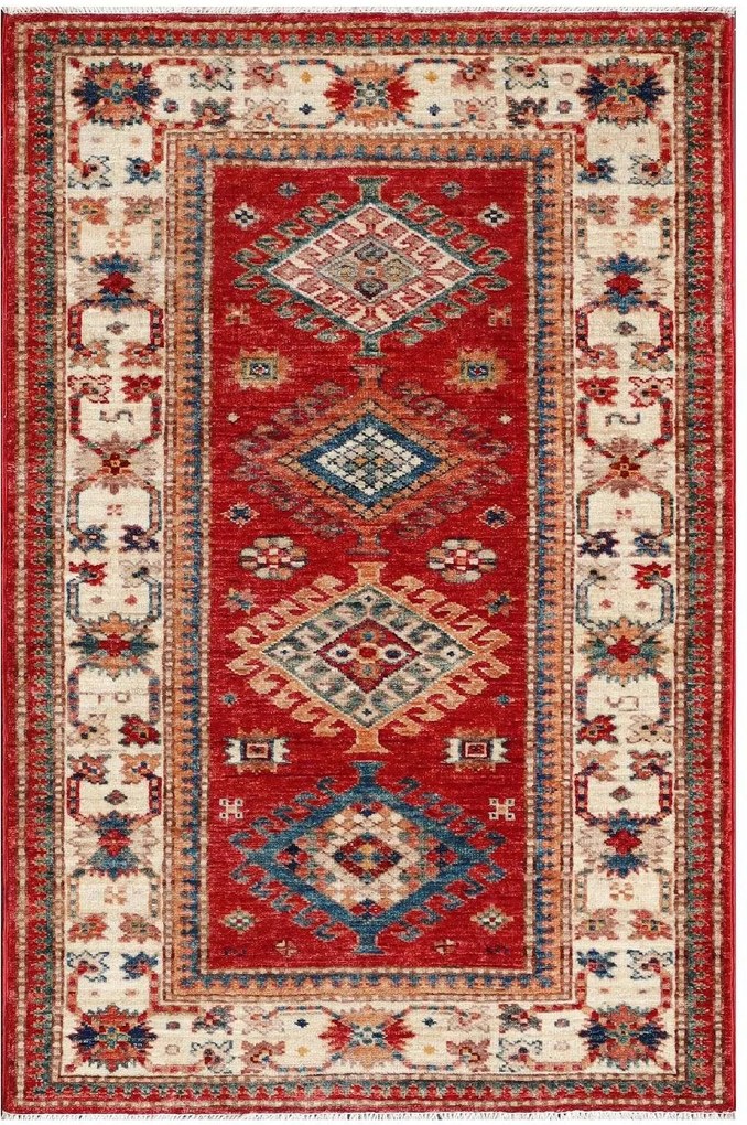 Kazak Tappeto orientale 80x120 (Pakistan) Annodato A Mano
