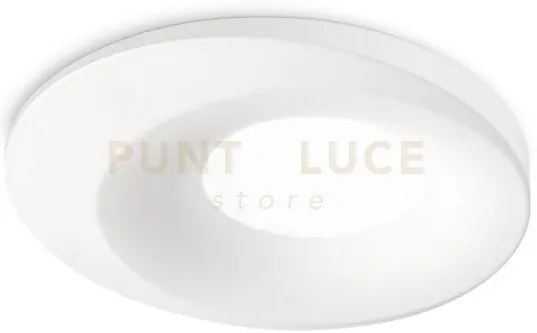 Gfa160- faretto da incasso d.9,6cm 1 luce attacco gu10 bianco allum...