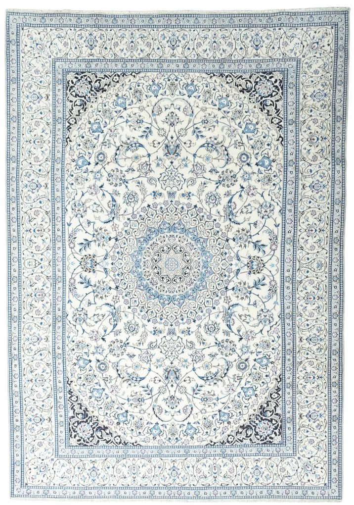 Nain Tappeto persiano 360 x 250 Beige (Iran) Annodato A Mano