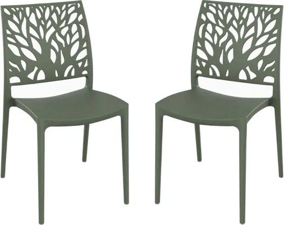 Sedia per interno o esterno impilabile Salvia - ALEA 2 sedie