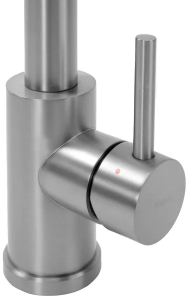 REA-B0417 - Rubinetto da cucina COLIN con doccetta estraibile 42,5 cm, finitura nichel