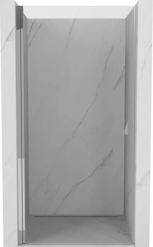Mexen Mist-B porta doccia a battente 75 cm, trasparente, cromo - 8A2-075-000-01-00