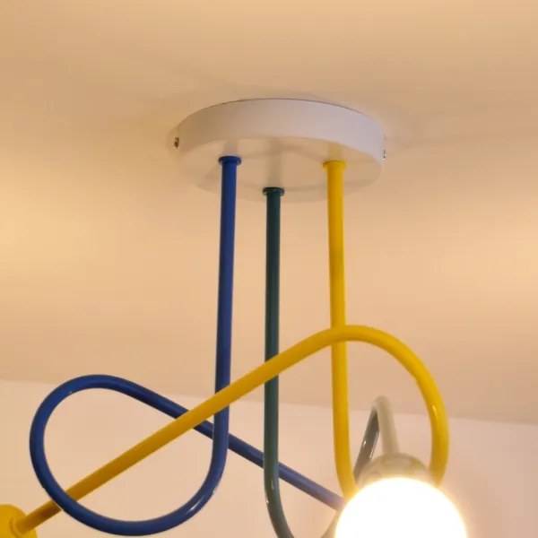 Lampadario LED da soffitto per bambini OXFORD 3xE27/15W/230V