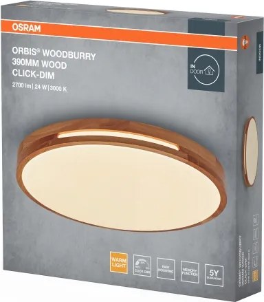 Osram - Plafoniera dimmerabile a LED ORBIS WOODBURRY LED/24W/230V Ø 39 cm