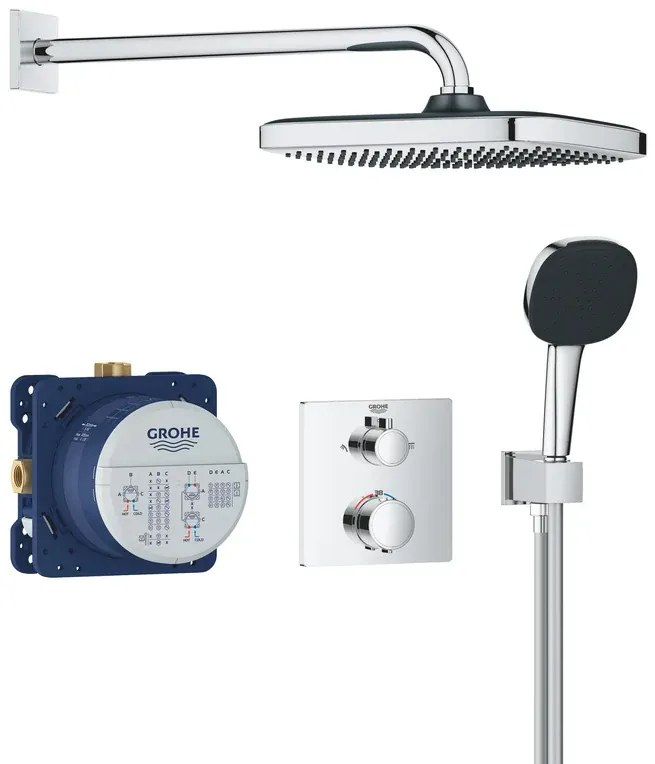 Kit incasso doccia GROHE Precision Thermostat Vitalio Comf 250 cromo