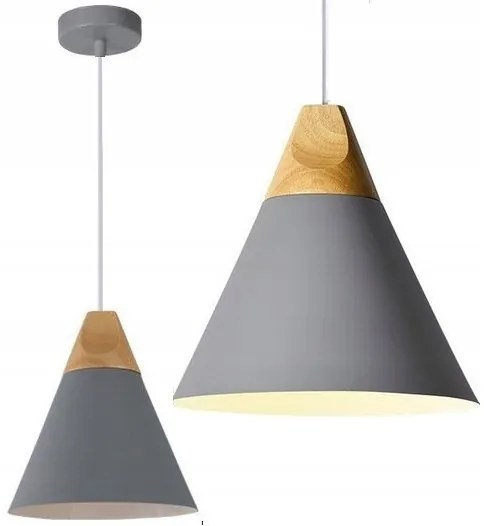Lampada da soffitto pensile Scandi A Grigio