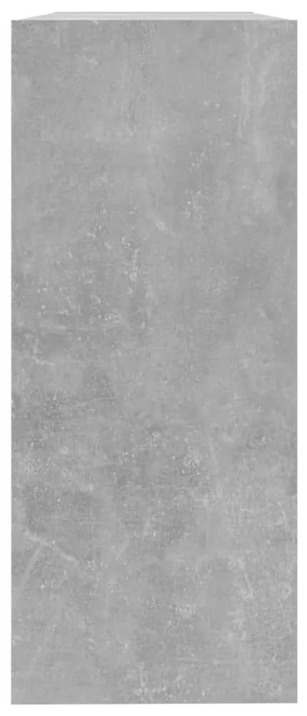 Libreria/divisorio grigio cemento 100x30x72 cm