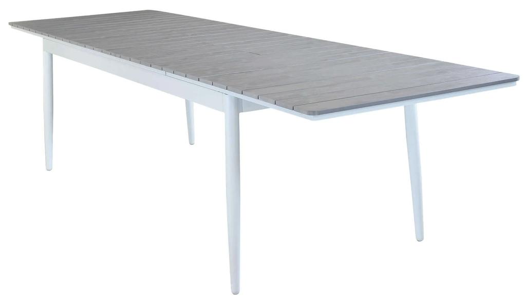 DONATO - tavolo da giardino allungabile in alluminio e polywood 200/300x90