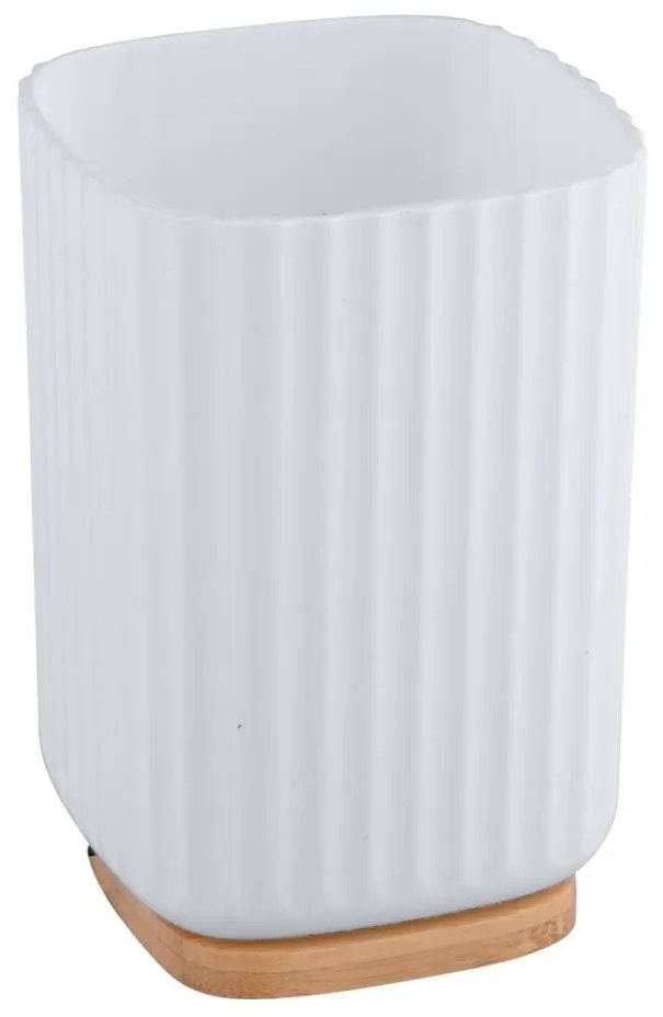 WENKO 25293100 - Bicchiere ROTELLO 8,5x11 cm bianco/marrone