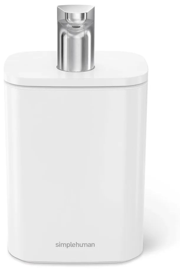 Dispenser di sapone in acciaio bianco 473 ml Pulse - simplehuman