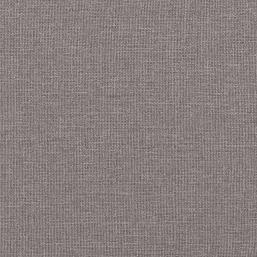 Giroletto con Testiera Grigio Tortora 180x200 cm in Tessuto