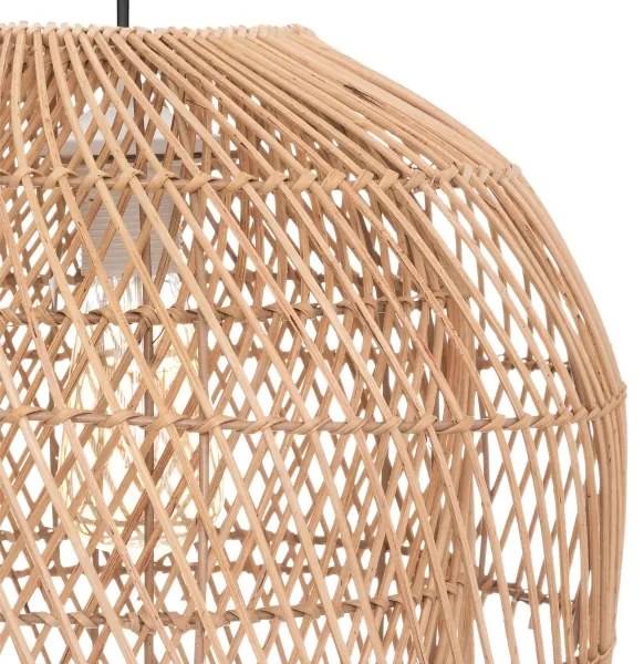 Atmosphera - Lampadario a sospensione con filo KERY 1xE27/40W/230V rattan