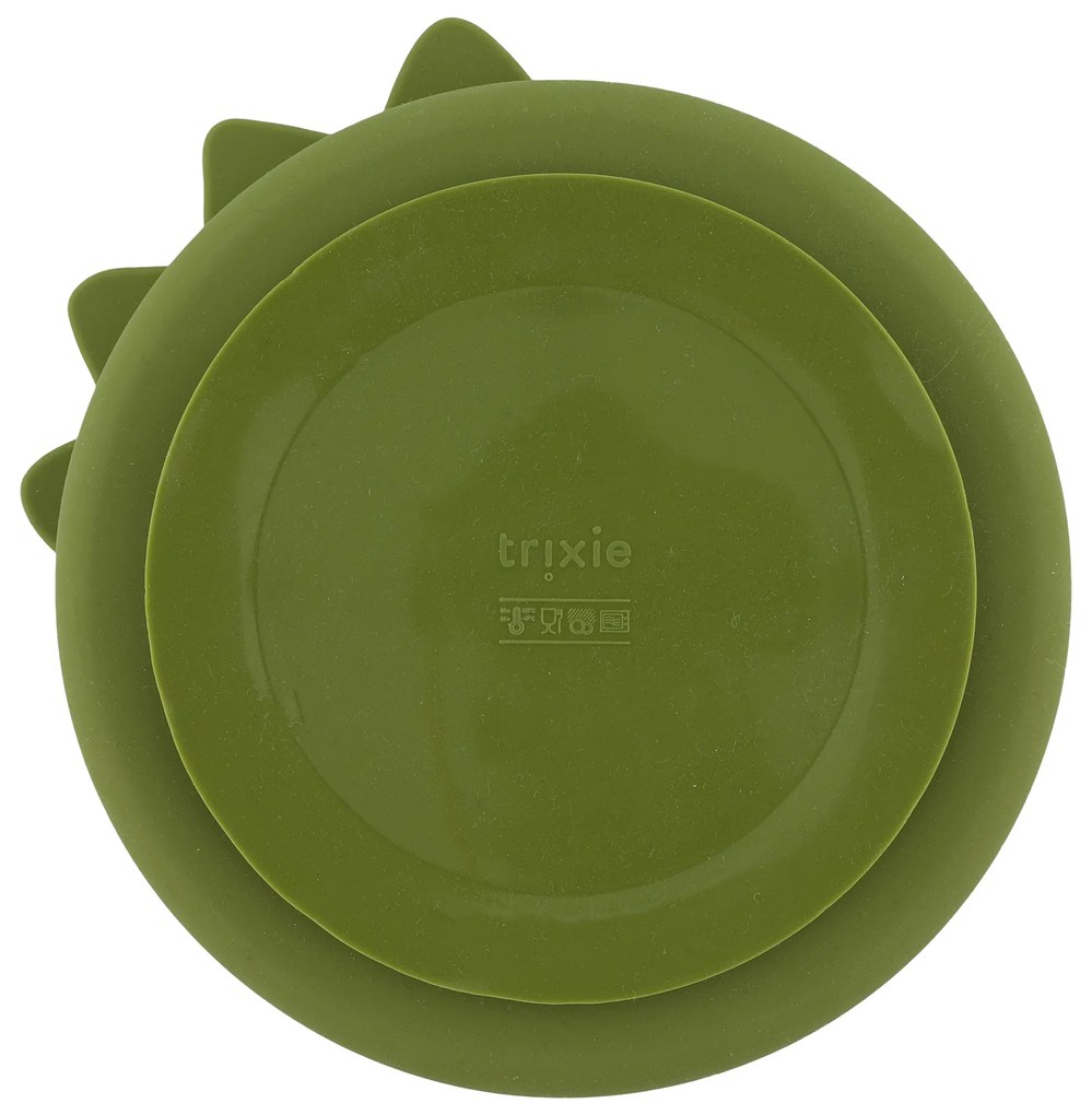 Piatto in silicone con ventosa Mr. Dino