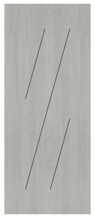 Pannello per porta d'ingresso P348 pellicolato pvc avorio L 92  x H 210.5 cm, Sp 12 mm apertura sinistra
