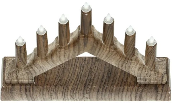 Retlux - Candeliere di Natale a LED 7xLED/2xAA bianco caldo