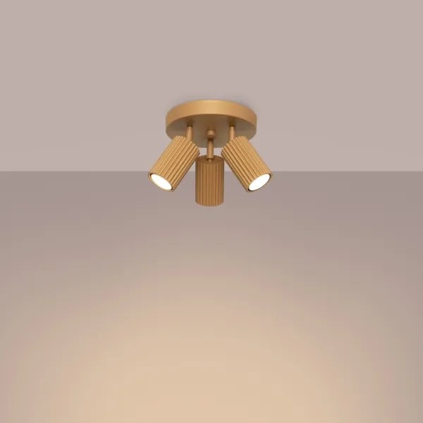 Sollux SL.1563 - Faretto KARBON 3xGU10/10W/230V oro