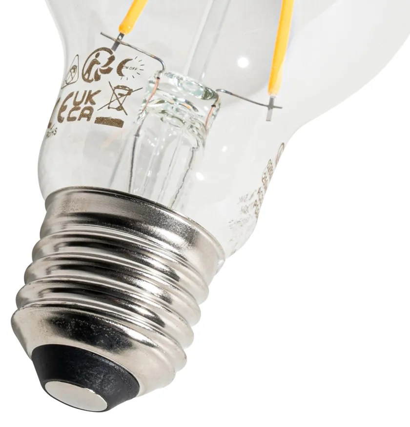 Set di 5 Lampadina LED E27 A60 con sensore Lux 2,5W 250lm 2200K