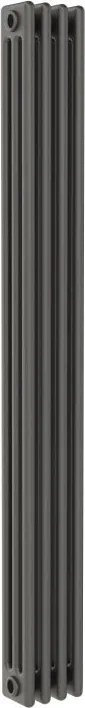 Termosifone in acciaio tubolare 3 colonne 4 elementi interasse 1935 mm ERCOS Comby antracite