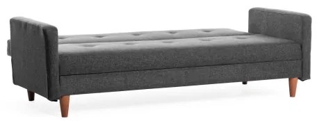 Divano a due posti NARA, grigio scuro