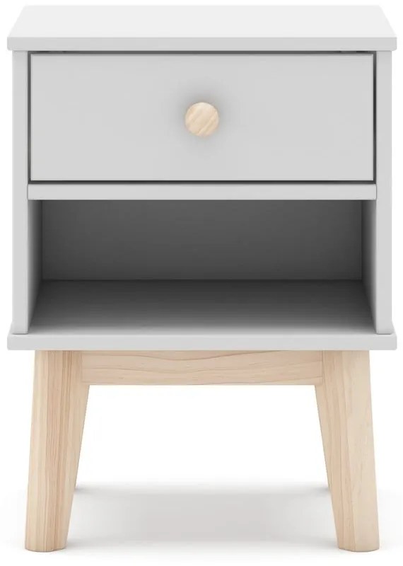 Comodino bianco per bambini Esteban - Marckeric