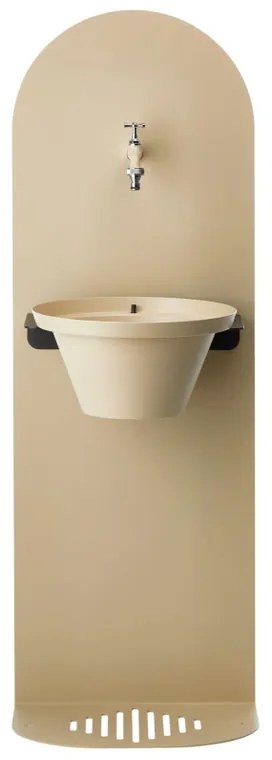 Fontana a colonna AQUAPOINT GROUND FOUNTAIN in ferro H 116 cm, 40 x 40 cm