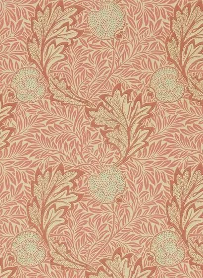 Morris & Co Carta da parati Apple - Rust Gold