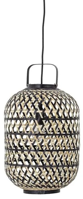 Sora Lantern Lampada a Sospensione Black Bamboo - Bloomingville