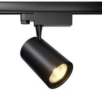 Faretto Per Binario Moderno Vuoro 20W Alluminio Nero 1 Luce Calda