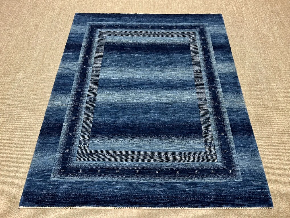 Loribaft Tappeto 200 x 240 Blu (Iran) Annodato A Mano