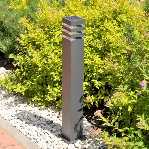 Lampada da esterno LED RGBW dimmerabile TEKSAS 1xE27/12W/230V 74 cm IP44 antracite