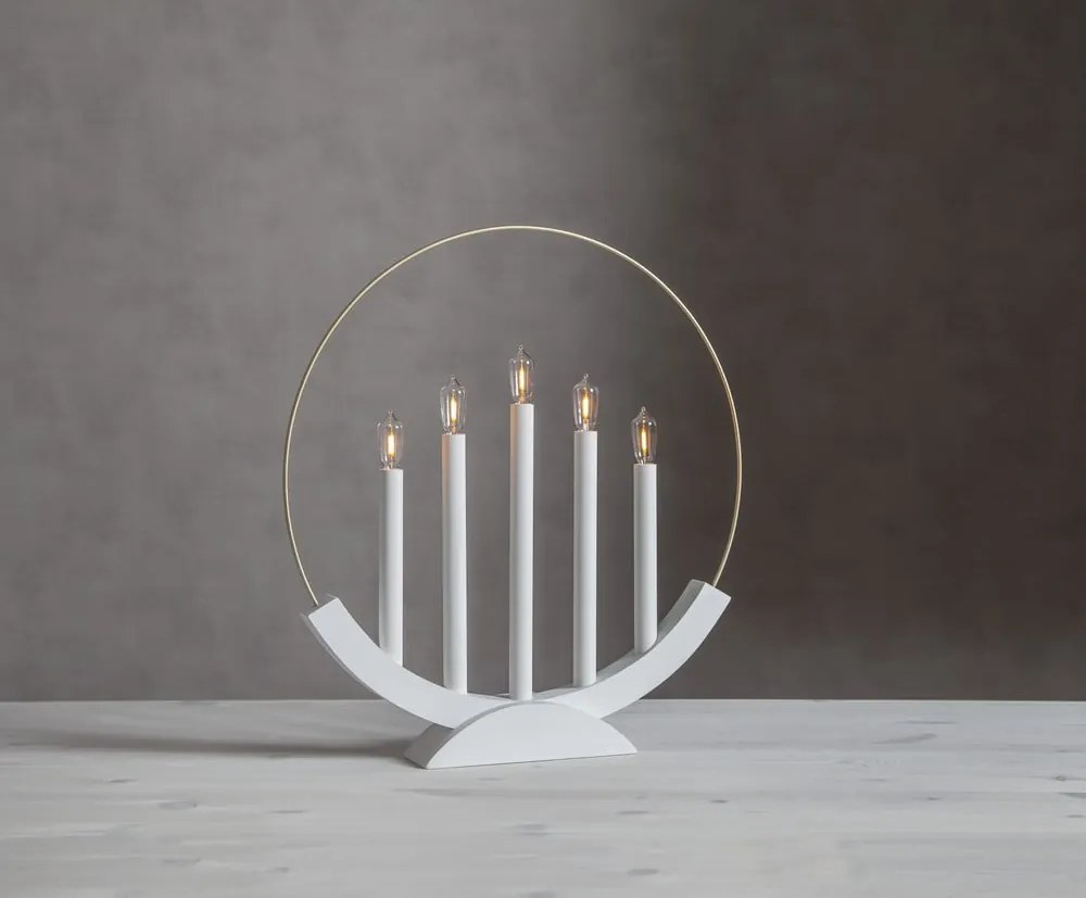 Decorazione luminosa bianca natalizia Brace - Star Trading