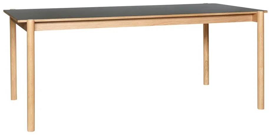 Tavolo da pranzo in rovere 107x190 cm Oblique - Hübsch