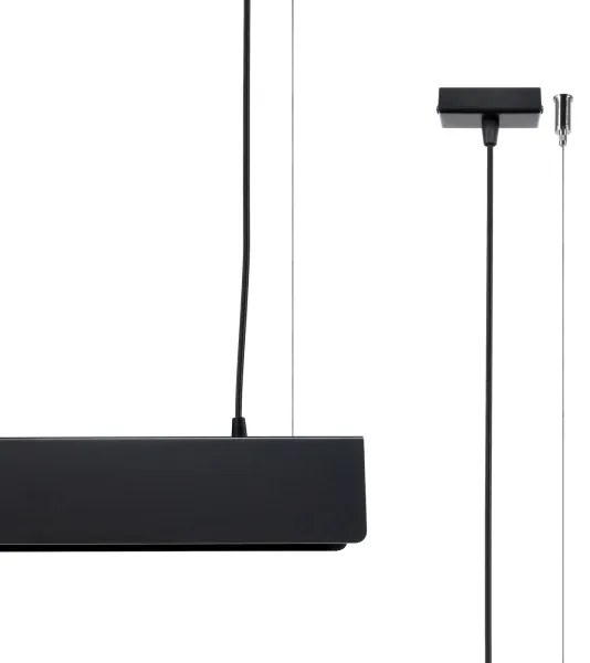 Sollux SL.1395 - Lampadario LED a sospensione con filo SPARK 1xG13/8,5W/230V nero