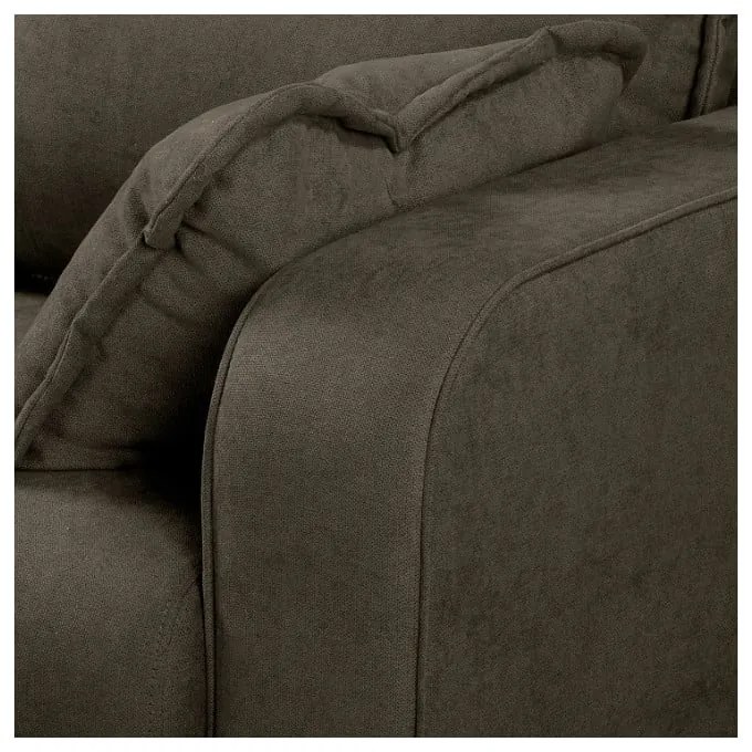 Divano angolare marrone (angolo sinistro) Beata - Ropez