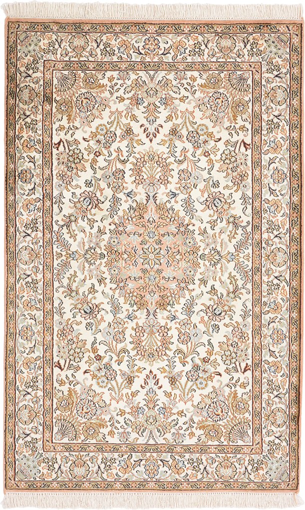 Cashmere Silk Tappeto orientale 130x80 (Indian) Annodato A Mano