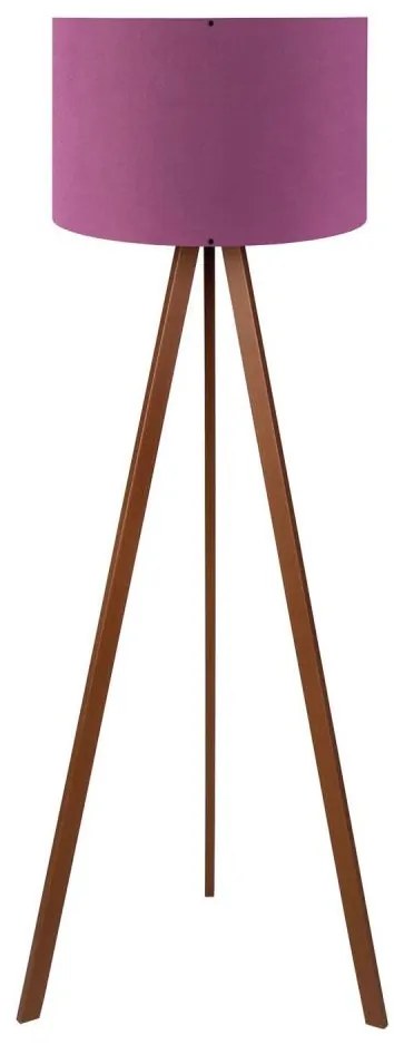 Lampada da terra AYD 1xE27/40W/230V viola/marrone